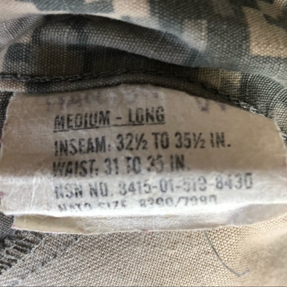 Authentic Army Camo Cargo Pants - Picture 2 of 6